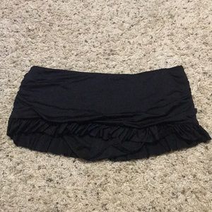 Swim skirt, with bikini bottom lining